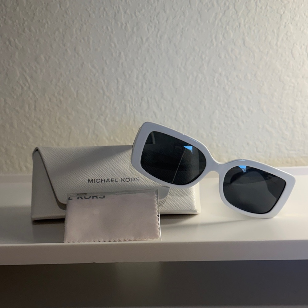 Michael Kors White and Black Sunglasses